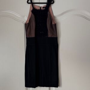 BCBGMaxAzria Black Tuxedo Style Mini Dress